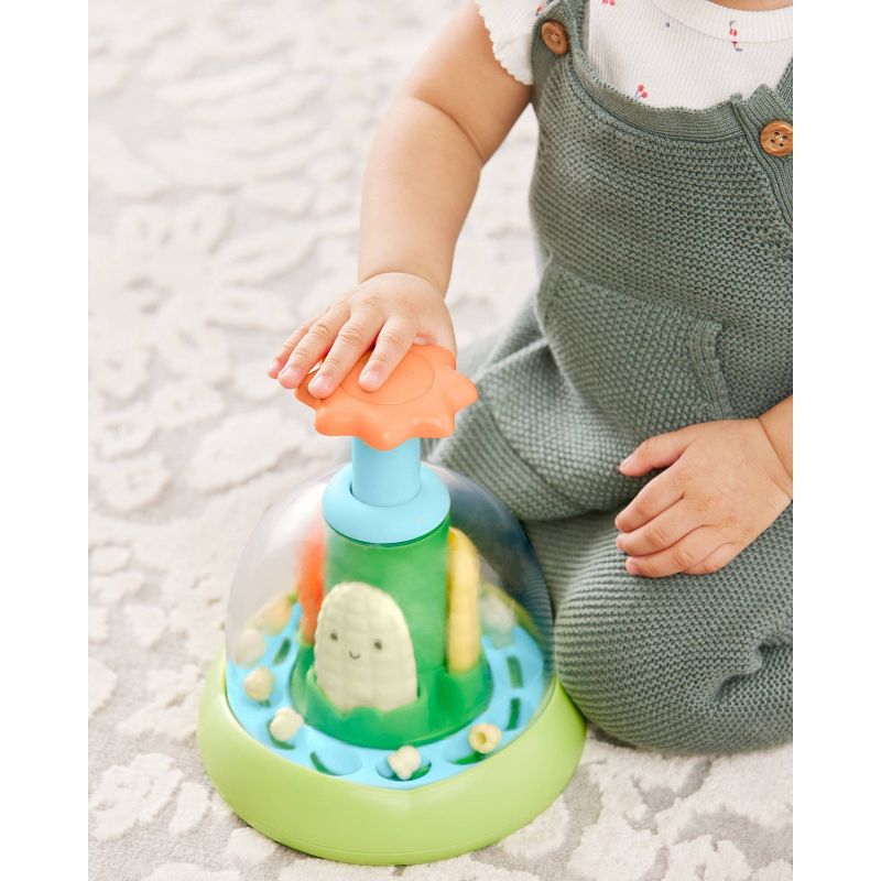 Skip Hop Farmstand Push &#38; Spin Baby Learning Toy, 5 of 11