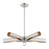 Livex Lighting Novato 5 - Light Chandelier in  Brushed Nickel - 4 of 4