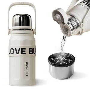 ZACHVO 320Z Insulated Tumbler, 24H Hot 72H Cold, 7-Layer Vacuum, Leakproof Stainless Steel Bottle with Handle & Strap - 1 of 4