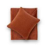 50"x60" Haley Chenille Sherpa Throw Blanket and 18"x18" Square Throw Pillow Set - Crescent & Starlight