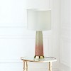 River of Goods 22" 1-Light Deirdre Glass and Metal Table Lamp Pink: Gold-Tone Accent, Linen Drum Shade - 3 of 4