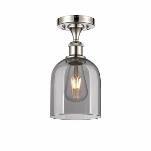 Bella - 1 Light Semi-Flush Mount In Industrial Style-10.75 Inches Tall and 5.5 Inches Wide - 1 of 1