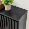 Okak Sideboard Cabinet, Bufft Cabinet with 2 Doors and 3 Shelves, Storage Cabinet for Living Room, Dining Room, Kitchen, Black - 4 of 4