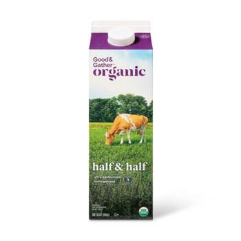 Organic Half & Half - 32 fl oz (1qt) - Good & Gather™