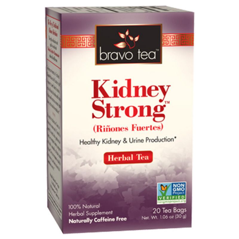 Bravo Tea Kidney Grey Strong Tea - 1 Box/20 Bags, 1 of 6
