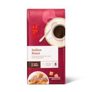 Italian Dark Roast Ground Coffee - 12oz - Good & Gather™ - 1 of 3