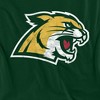 Northern Michigan University Distressed Primary Logo Kids T-Shirt For Youth Hunter Green - 2 of 4