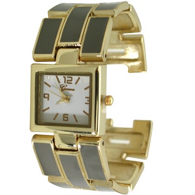 OLIVIA PRATT COLORFUL AND GOLD DETAILS BANGLE WATCH