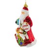 Huras Family 6.5 Inch Santa With A Rocking Horse Christmas Tree Ornament , Christmas Present Hand-Painted (1PC) - 3 of 3