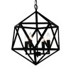 CWI Lighting Amazon 4 Light Up Pendant With Black Finish - 3 of 4