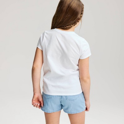 Детские Cat & Jack Girls' 4th of July Short Sleeve 'USA' Graphic T-Shirt - Cat & Jack™ White S — фото 3
