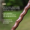 Brazos Handcrafted Wood Walking Stick, Twisted Oak, Backpacker Style Handle, for Men & Women, Made in The USA - 3 of 4