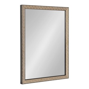 Soniva Rectangle Wall Mirror Gold - Kate & Laurel All Things Decor - 1 of 4