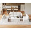 Oversized U-Shaped Sectional Sofa with Storage & Convertible Chaise, Removable Chenille Cover for Living Room or Office - 2 of 4