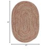 Colonial Mills Carrington Tweed - Terracotta 27"x46" - 4 of 4