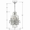 Crystorama Lighting Imperial 4 - Light Chandelier in  Polished Chrome - 2 of 2