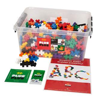  PLUS PLUS - Learn to Build, Sports - Construction Building STEM  – Interlocking Mini Puzzle Blocks for Kids : Toys & Games