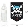 Big Dot of Happiness Pirate Ship Adventures - Skull Birthday Party Bunting Banner - Party Decorations - Happy Birthday - 2 of 4