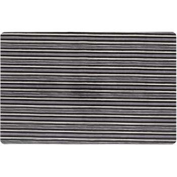 SoHome Smooth Step Striped Machine Washable Low Profile Stain Resistant Non-Slip Versatile Utility Kitchen Mat