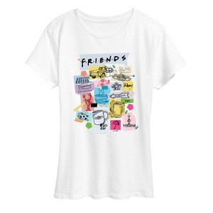 Women's - Friends - Friends Sketchy Short Sleeve Graphic T-Shirt - 1 of 4