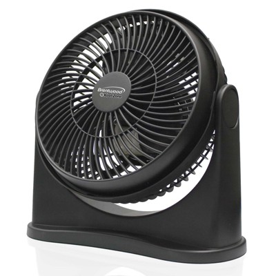 Brentwood 8in High Velocity Air Circulator Fan in Black