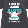 - Instant Message - Learn Alotl In 2nd Grade Graphic Short Sleeve Fleece Dress - 2 of 4
