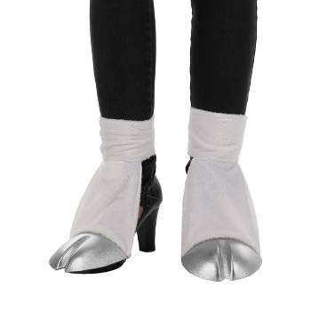 HalloweenCostumes.com One Size Fits Most   Unicorn Costume Back Silver Hooves, White/Gray