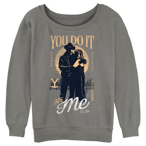 Junior's Yellowstone Distressed Beth and Rip You Do It for Me Sweatshirt - 1 of 4