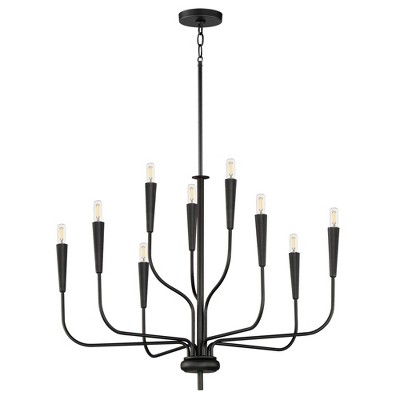 Maxim Lighting Vela 9 - Light Chandelier in  Black