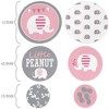 Big Dot of Happiness Pink Elephant - Girl Baby Shower Giant Circle Confetti - Birthday Party Decorations - Large Confetti 27 Count - 2 of 4