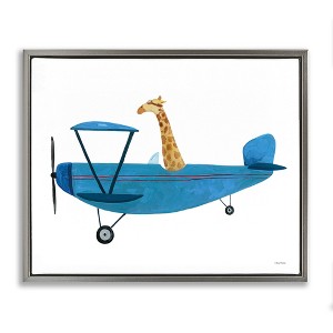 Stupell Industries Giraffe Pilot in Airplane, 31" x 25" - 1 of 4