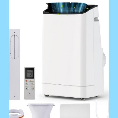 14,000 BTU Portable Air Conditioner for 500-700 Sq.Ft | Sleep Mode & 24-Hour Energy-Saving Timer | Quiet Operation (48-53dB) | Bedroom&Office