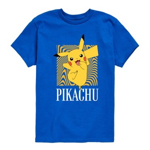Boys' - Pokémon - Hypnotic Pikachu Art Short Sleeve Graphic T-Shirt - 1 of 4