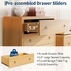 Drawer Dresser for Bedroom, Modern Closet Dressers Chest of Drawers, Wood Clothes Storage Dresser Chest of Drawers Organizer for Living Room Hallway - 3 of 4