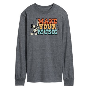 Men's - Disney - Make Your Music Long Sleeve Graphic T-Shirt - 1 of 4