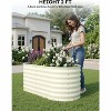 Steel Raised Garden Bed Kit - Rust-Proof Open Base Design, Tool-Free Assembly, 1.5-2Ft Deep Planter Box for Vegetables, Herbs, Flowers - 4 of 4