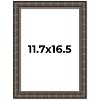 PosterPalooza | 11.7x16.5 Modern Bamboo Picture Frame, UV Acrylic, 5 Finishes - 2 of 4