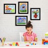 Americanflat 10x12.5 Kids Artwork Picture Frame in Black- Displays 8.5x11 With Mat and 10x12.5 Without Mat - 4 Pack - 2 of 4