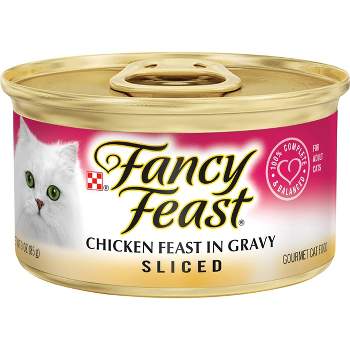 Purina Fancy Feast Sliced in Gravy Wet Cat Food - 3oz