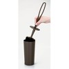 iDesign Loop Toilet Bowl Brush and Holder for Bathroom Storage - Bronze - 4 of 4