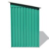 VidaXL Garden Shed Green Metal 74.8"x48.8"x71.3" - 3 of 4