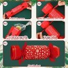 40 Pcs Christmas Gift Boxes with Ribbon 4 Colors Candy Shaped Sweets Goodie Chocolate Treat Box Xmas Gift Snowflake Pattern Xmas Cracker Kit - 4 of 4