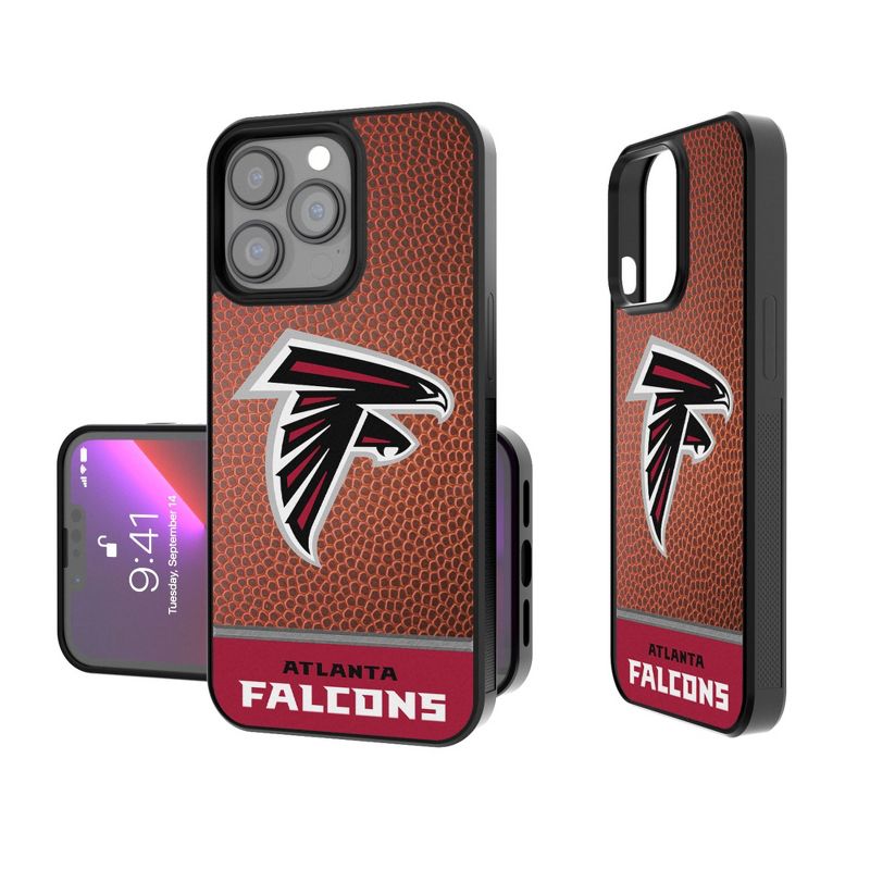 Keyscaper Atlanta Falcons Football Wordmark Bump Phone Case, 1 of 7