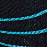 black w/blue stripe