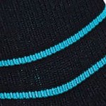 black w/blue stripe