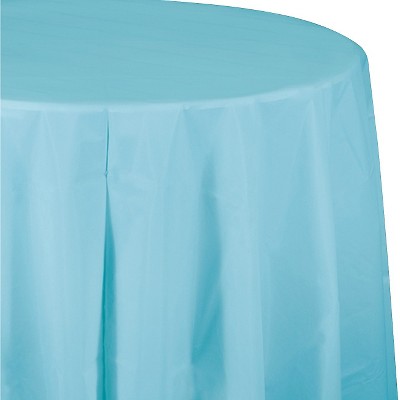 Pastel Blue Disposable Tablecloth
