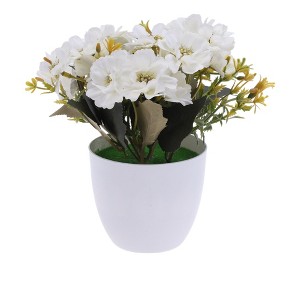 Unique Bargains Artificial Plants Autumn Cherry Blossoms Plastic 3.74"x3.74"x7.87" 1 Pcs - 1 of 4