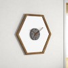 FURNIinspire Decorative Wall Clocks Indoor Silent Wooden Frame Living Room Wall Clock Timepiece for Bed Room, Home Decor, Brown, 30"*30"*2.25" - 4 of 4