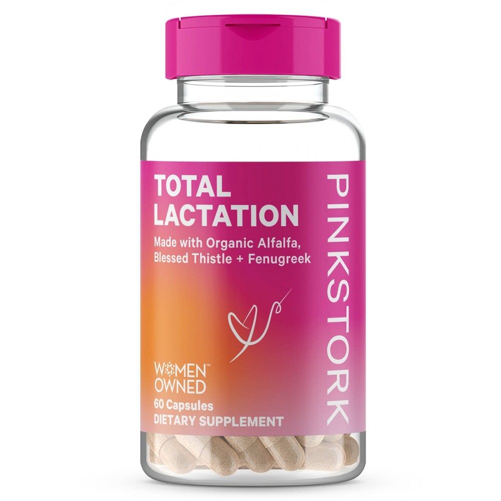 Photos - Vitamins & Minerals Pink Stork Total Lactation Herbal Supplement Capsule - 60ct