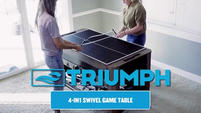 Triumph 45-6737W 56 4-in-1 Swivel Game Table